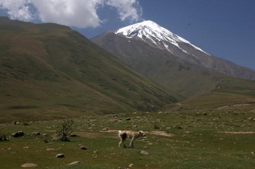 Mount Damavand from the NE route